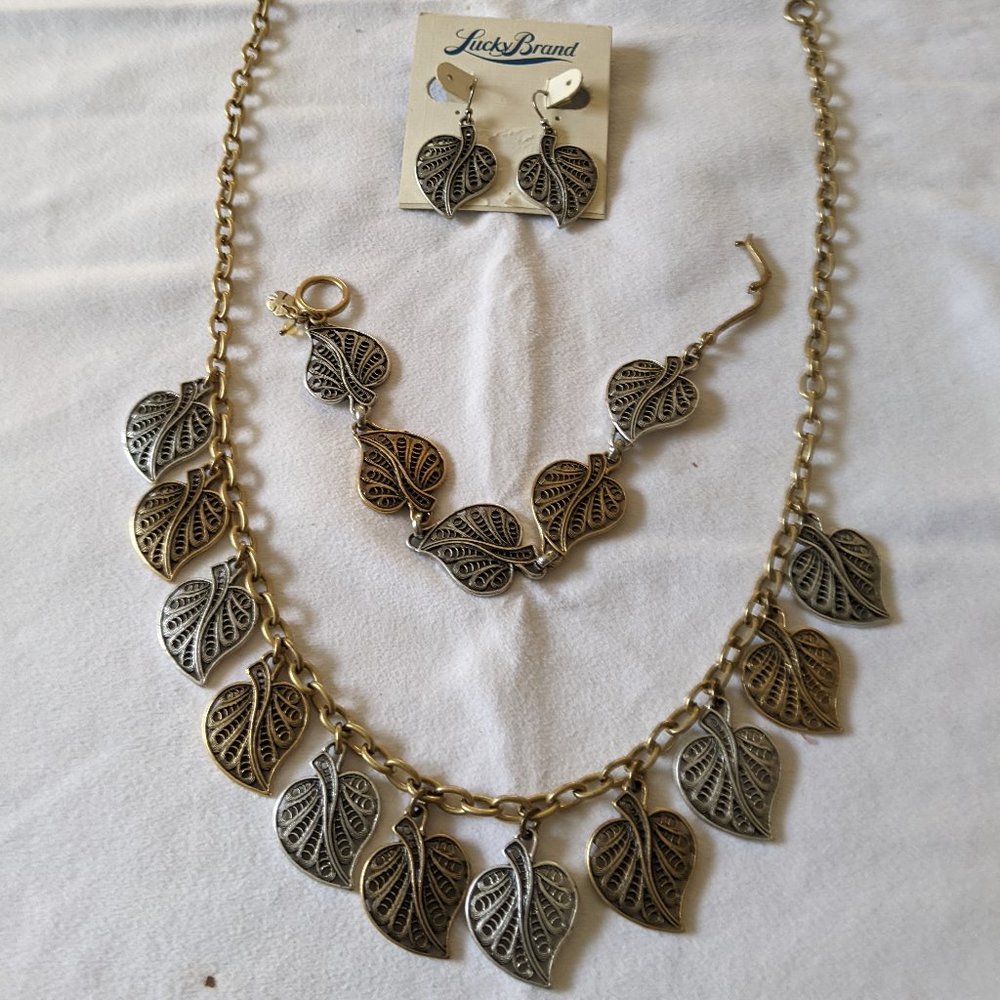 Lucky Brand multi metals set